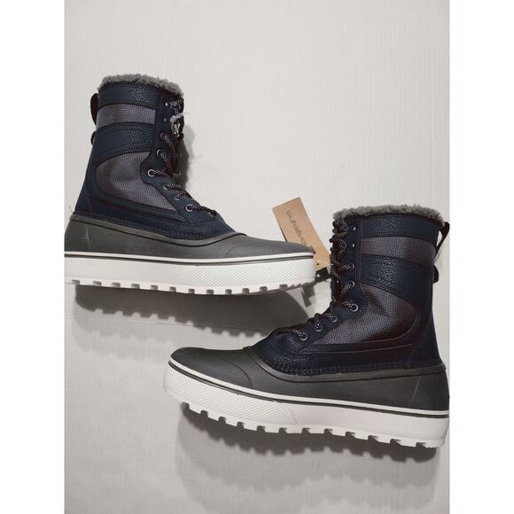 Men Sz 12 Quicksilver Winter Snow Boots Sub Zero Hi Multi Waterproof CQ10279M-DV main image 4